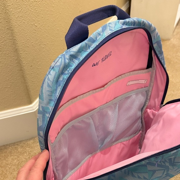 Blue Patterned Backpack - Picture 3 of 3